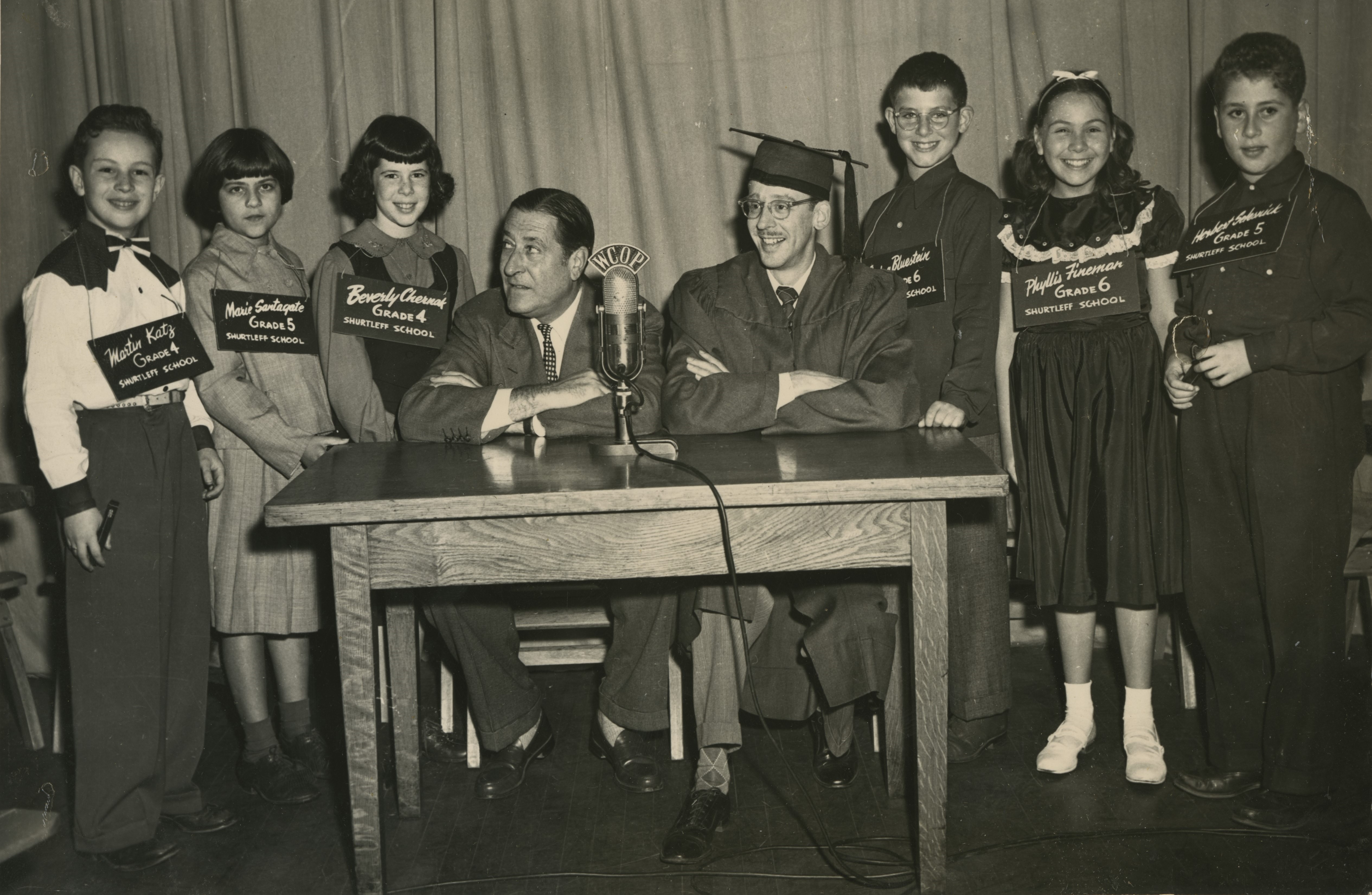 Quizdown at Shurtleff School in Chelsea, undated, Sterling and Selesnick Family Papers in the JHC archive.