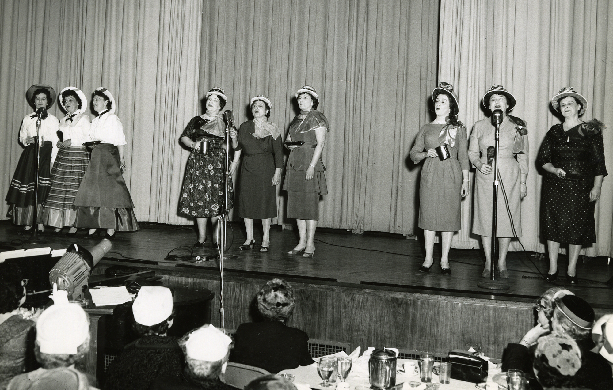 A performance by the Kehillath Israel Brookline Sisterhood