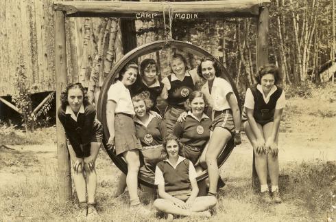 Camp Modin girls 1937