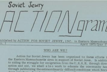 Soviet Jewry ActionGram