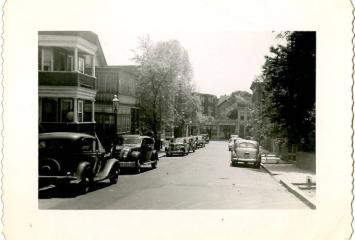 Looking toward Blue Hill Avenue in Roxbury, 1947, Elihu Stone Papers in the JHC archive.