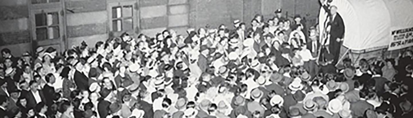 Group of People in Copley Square