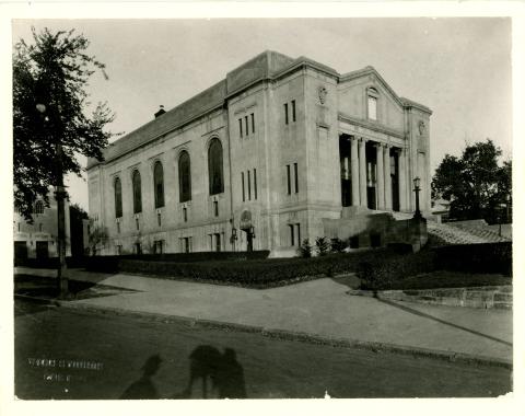 Temple Mishkan Tefila in Roxbury, date unknown, Bureau of Jewish Education (Boston, Mass.) Records in the JHC archive.