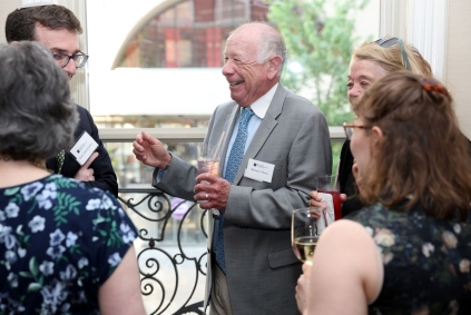 JHC Benefit Dinner recap JHC Benefit Dinner | Talking and laughing group